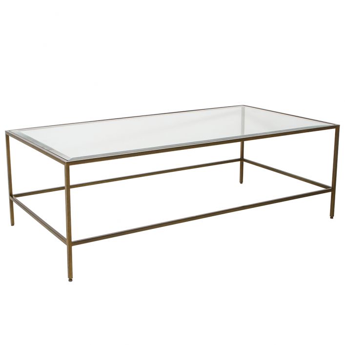 Product photograph of Gallery Interiors Rothbury Coffee Table In Bronze from Olivia's.