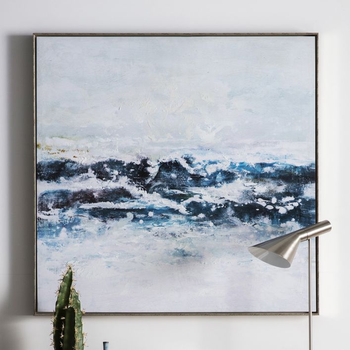 Product photograph of Gallery Interiors Pacific Ocean Waves Framed Art Outlet from Olivia's
