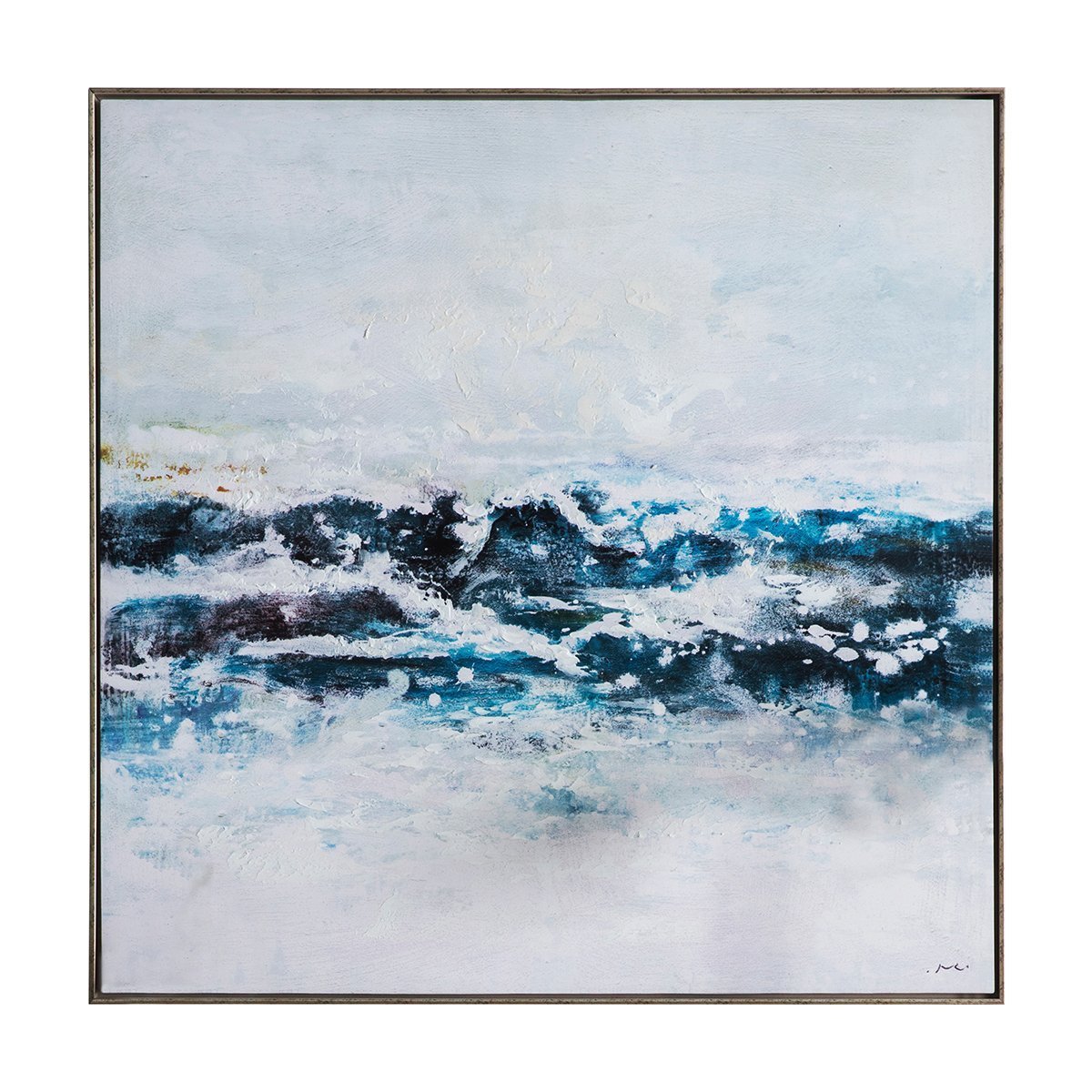 Product photograph of Gallery Interiors Pacific Ocean Waves Framed Art Outlet from Olivia's.
