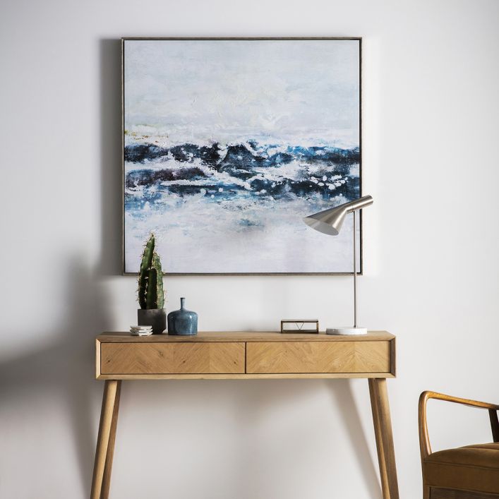 Product photograph of Gallery Interiors Pacific Ocean Waves Framed Art from Olivia's.