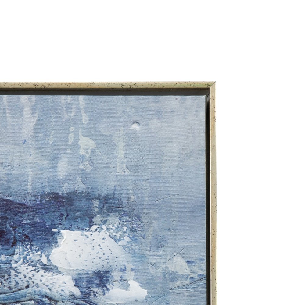 Product photograph of Gallery Interiors Pacific Sea Storm Art In Blue from Olivia's.