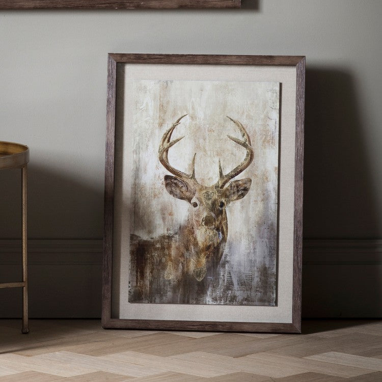 Product photograph of Gallery Interiors Highland Stag Framed Art from Olivia's