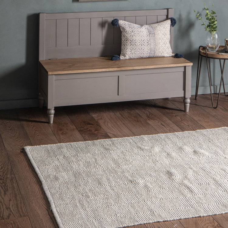 Gallery Direct Lima Rug Slate Charcoal Grey