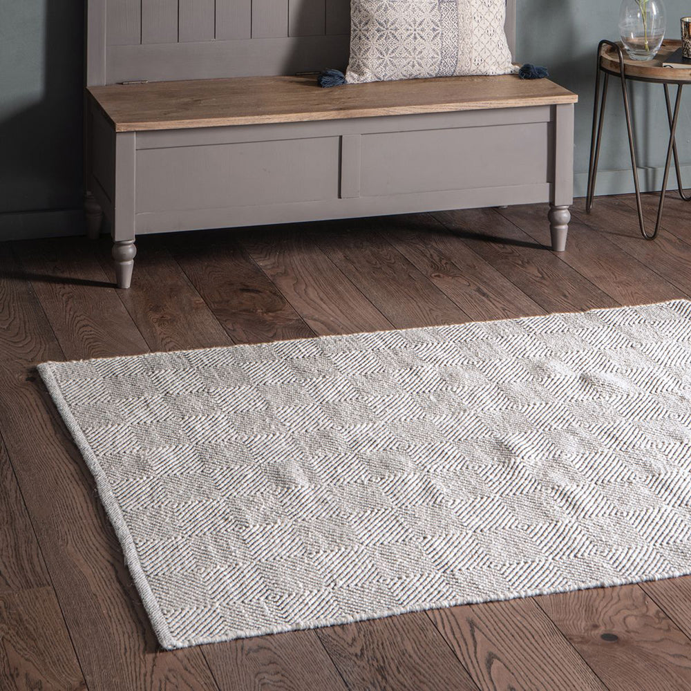 Product photograph of Gallery Interiors Lima Rug Slate Charcoal Grey from Olivia's.