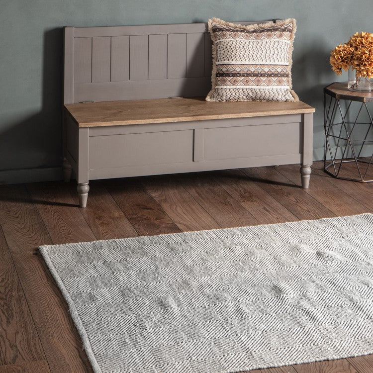 Product photograph of Gallery Interiors Lima Rug Slate Charcoal Grey from Olivia's.