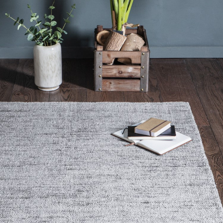 Product photograph of Gallery Interiors Castillo Rug Silver Large from Olivia's
