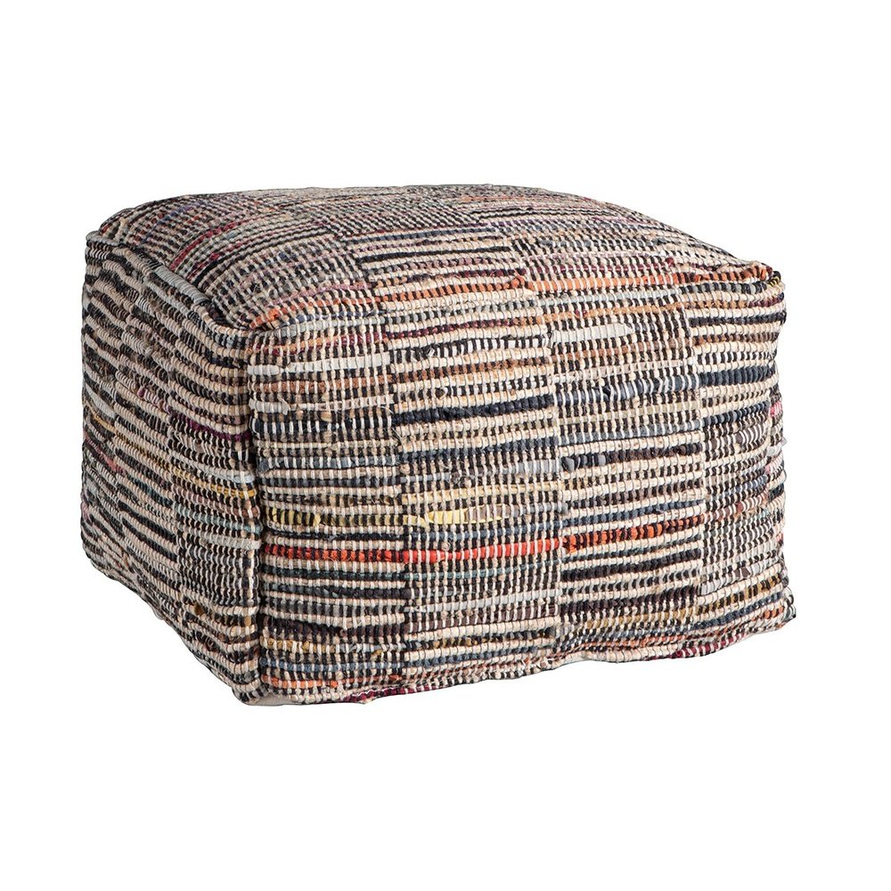 Product photograph of Gallery Interiors Alonzo Pouffe Multi from Olivia's