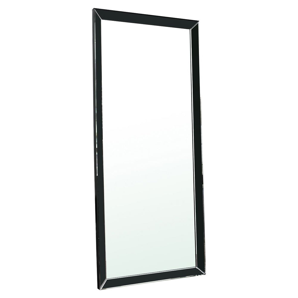 Product photograph of Gallery Interiors Luna Leaner Mirror In Black from Olivia's.
