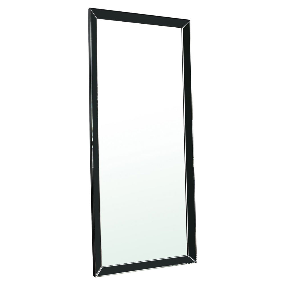 Product photograph of Gallery Interiors Luna Leaner Mirror In Black from Olivia's