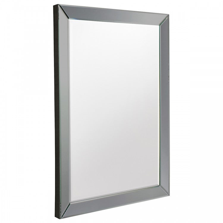 Product photograph of Gallery Interiors Luna Rectangle Mirror Black from Olivia's.