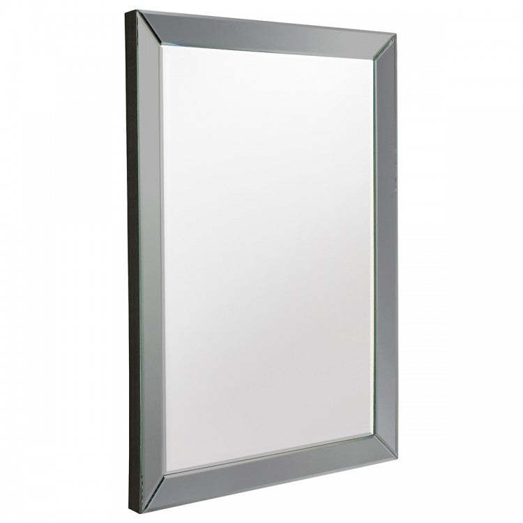 Product photograph of Gallery Interiors Luna Rectangle Mirror Outlet Silver from Olivia's.