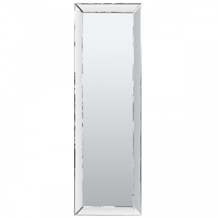 Product photograph of Gallery Interiors Luna Mirror Silver from Olivia's