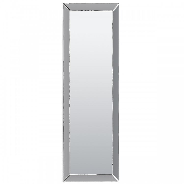 Product photograph of Gallery Interiors Luna Mirror Euro Grey from Olivia's.