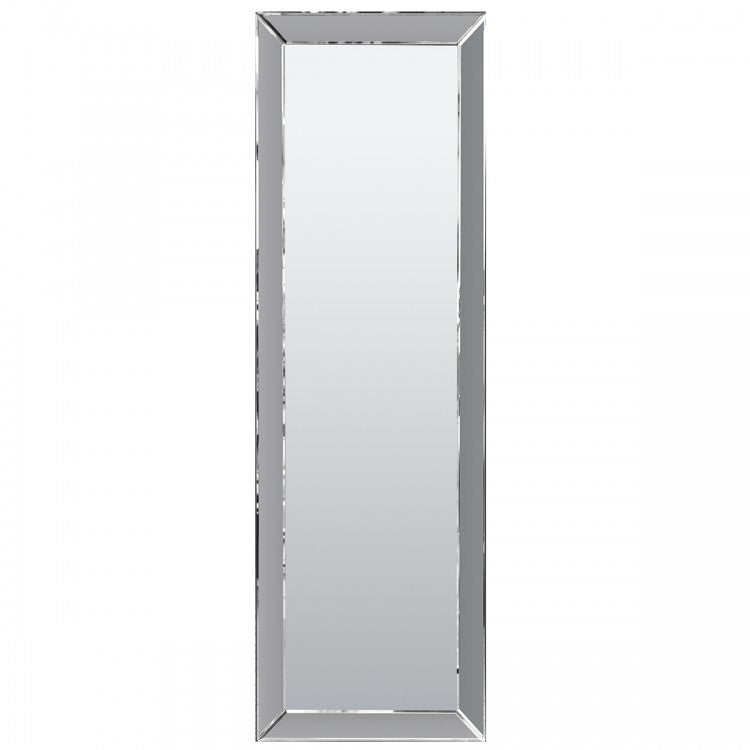 Product photograph of Gallery Interiors Luna Mirror Silver from Olivia's.