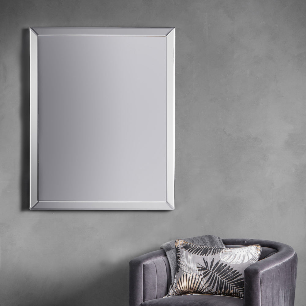 Product photograph of Gallery Interiors Luna Overmantle Mirror from Olivia's.