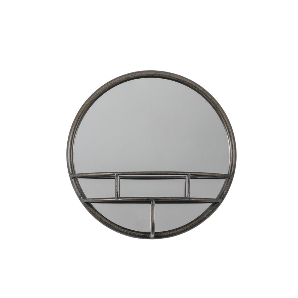 Product photograph of Gallery Interiors Milton Mirror Round from Olivia's.