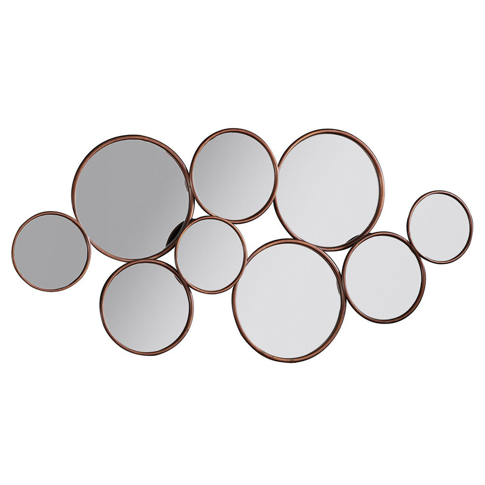 Product photograph of Gallery Interiors Kempsford Mirror In Copper from Olivia's