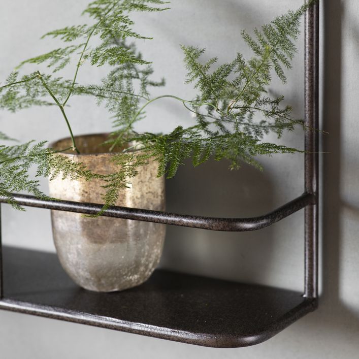 Product photograph of Gallery Interiors Maddison Wall Mirror In Bronze from Olivia's.