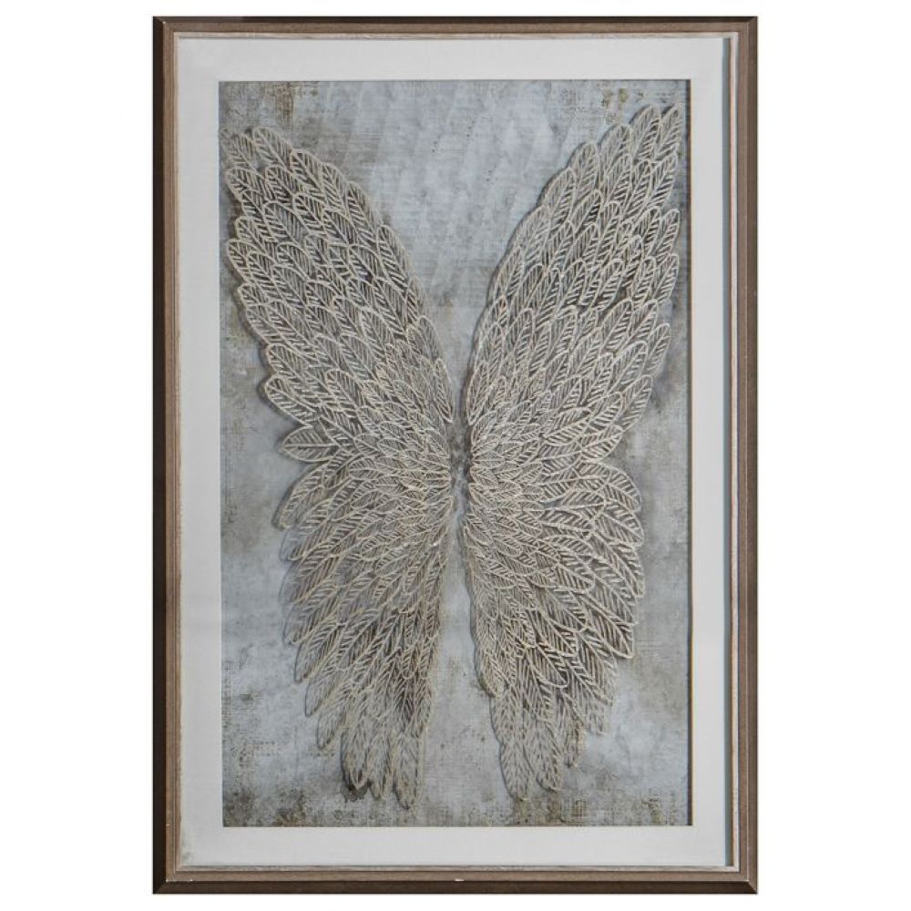 Product photograph of Gallery Interiors Golden Wings Framed Art from Olivia's.