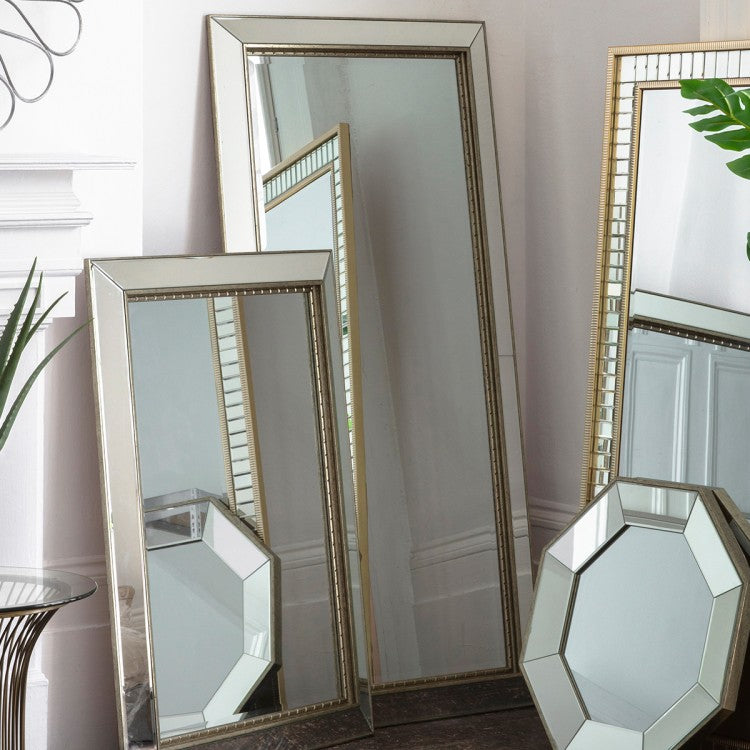 Product photograph of Gallery Interiors Fresno Leaner Mirror from Olivia's