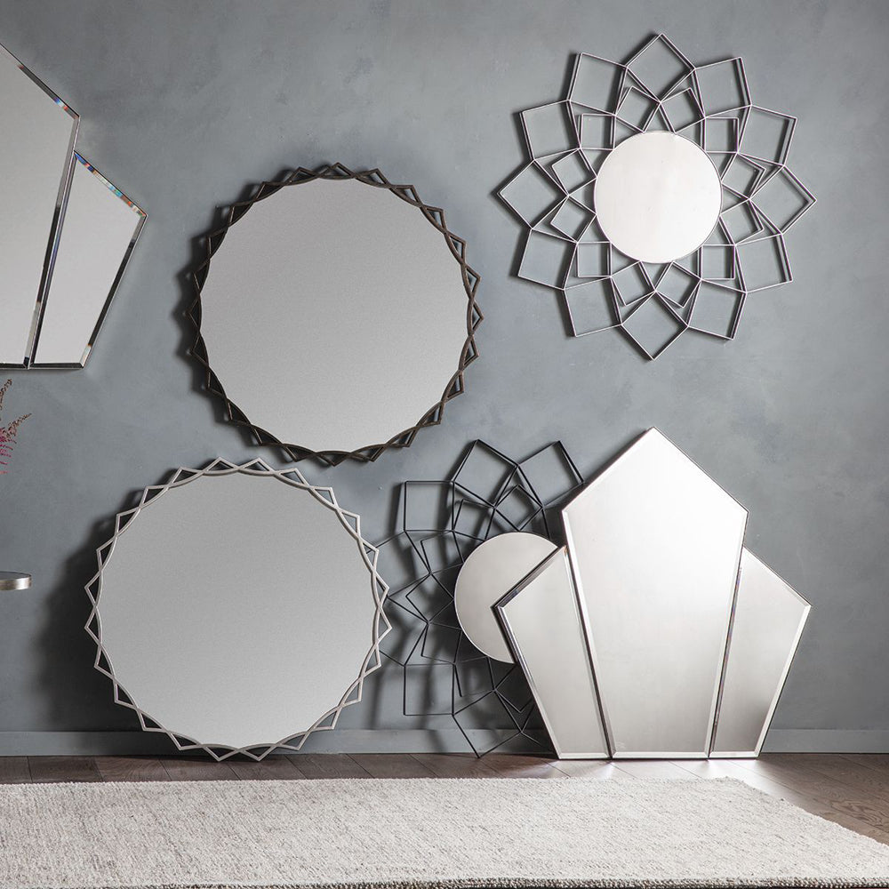 Product photograph of Gallery Interiors Voiste Mirror In Bronze from Olivia's.
