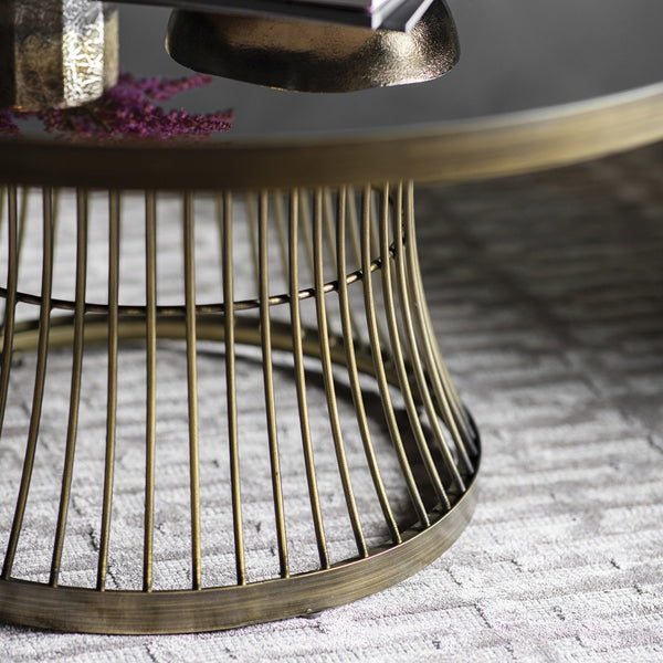 Product photograph of Gallery Interiors Pickford Coffee Table In Bronze from Olivia's.