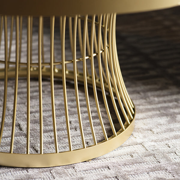 Product photograph of Gallery Interiors Pickford Coffee Table In Champagne Outlet from Olivia's.