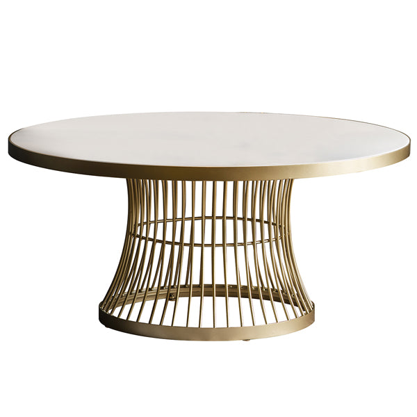 Product photograph of Gallery Interiors Pickford Coffee Table In Champagne Outlet from Olivia's.