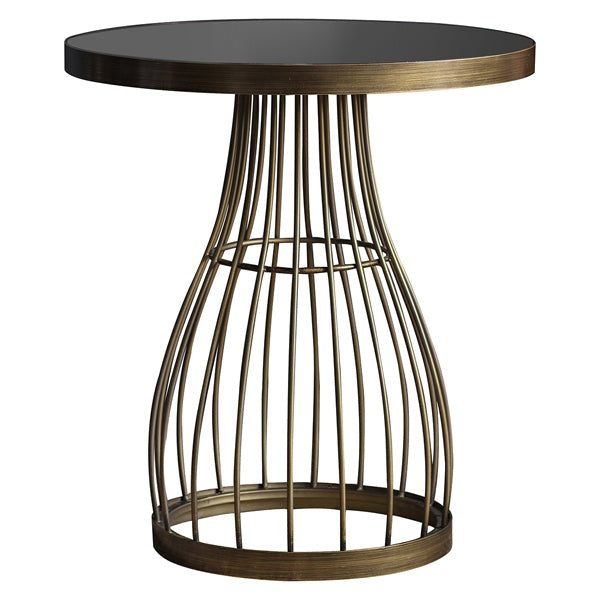 Product photograph of Gallery Interiors Southgate Side Table In Bronze from Olivia's