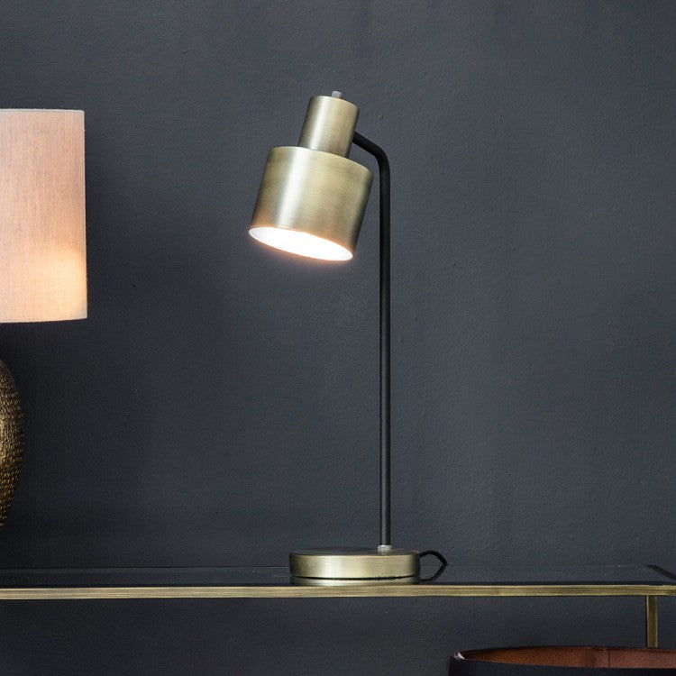 Product photograph of Olivia S Sara Table Lamp Brass from Olivia's.