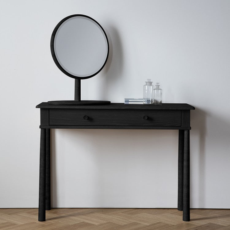 Gallery Interiors Wycombe Dressing Table With Drawer Grey