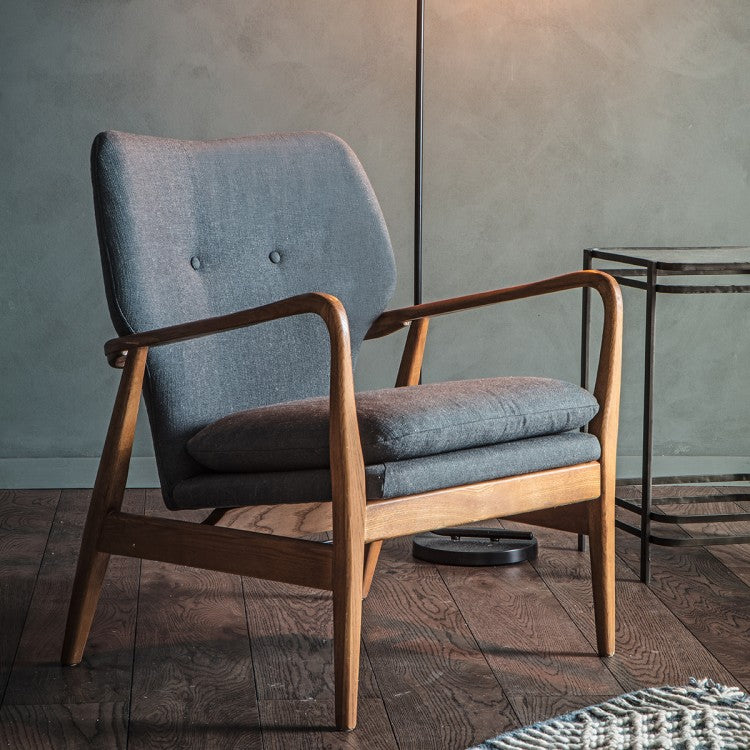 Gallery Direct Jensen Grey Occasional Chair Outlet