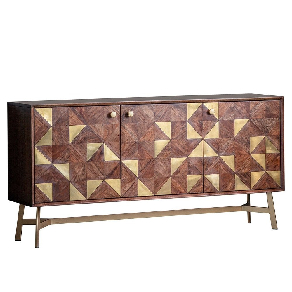 Product photograph of Gallery Interiors Tate 3 Door Sideboard from Olivia's.