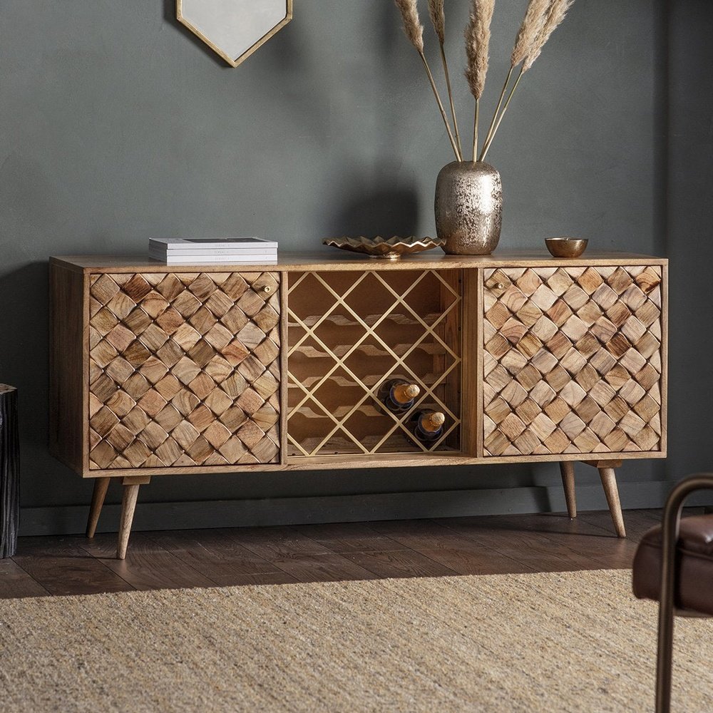 Product photograph of Gallery Interiors Tuscany Sideboard Burnt Wax from Olivia's.