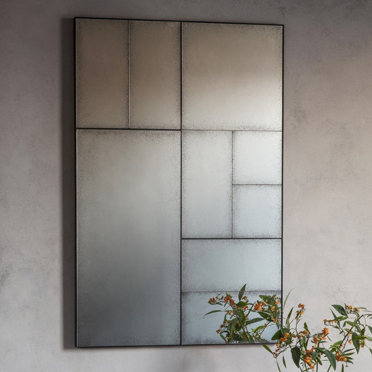 Product photograph of Gallery Interiors Broadheath Antique Mirror from Olivia's.