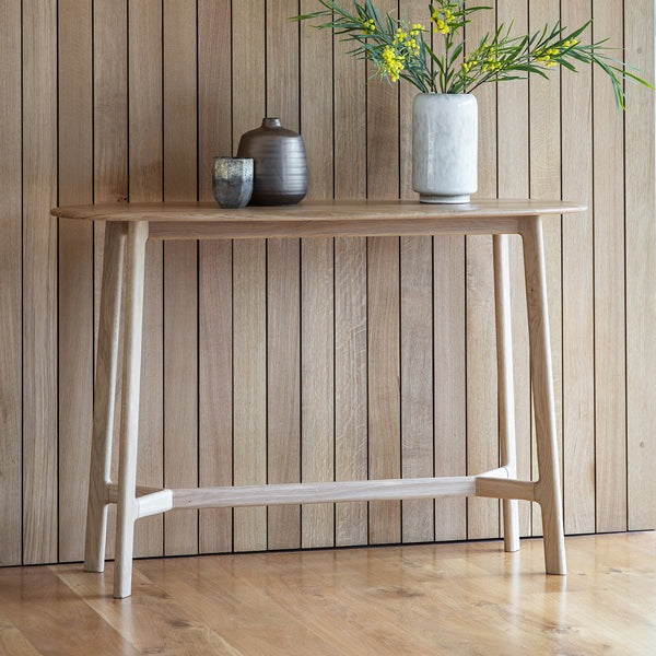 Product photograph of Gallery Interiors Madrid Console Table from Olivia's.