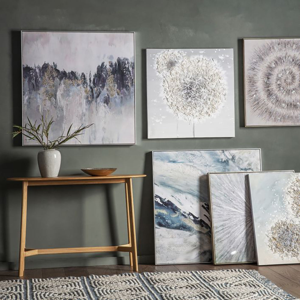 Product photograph of Gallery Interiors Dandelion Breeze Textured Art Canvas from Olivia's.