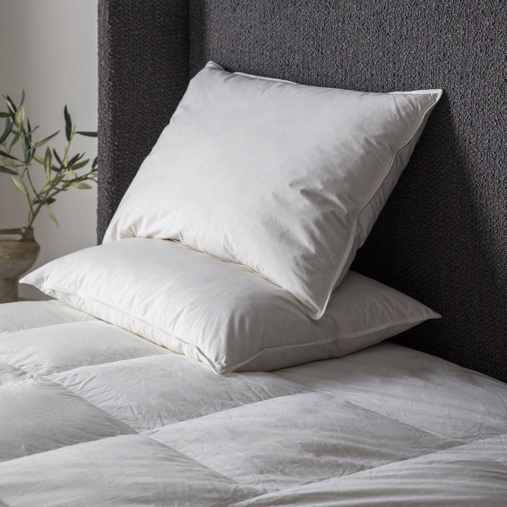 Product photograph of Gallery Interiors Set Of 2 Simply Sleep Duck Feather Pillow from Olivia's.