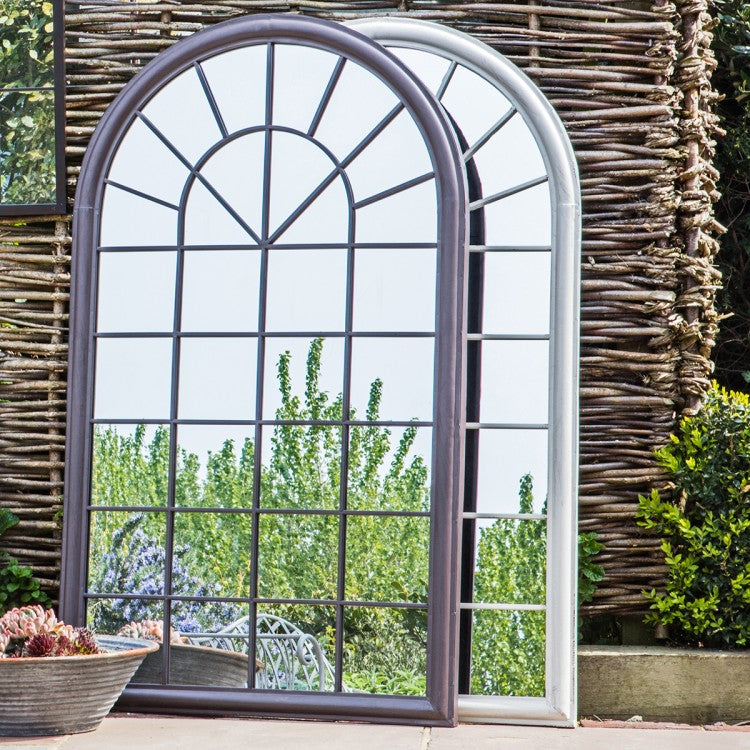Product photograph of Gallery Interiors Orlanda Outdoor Mirror Gatehouse from Olivia's