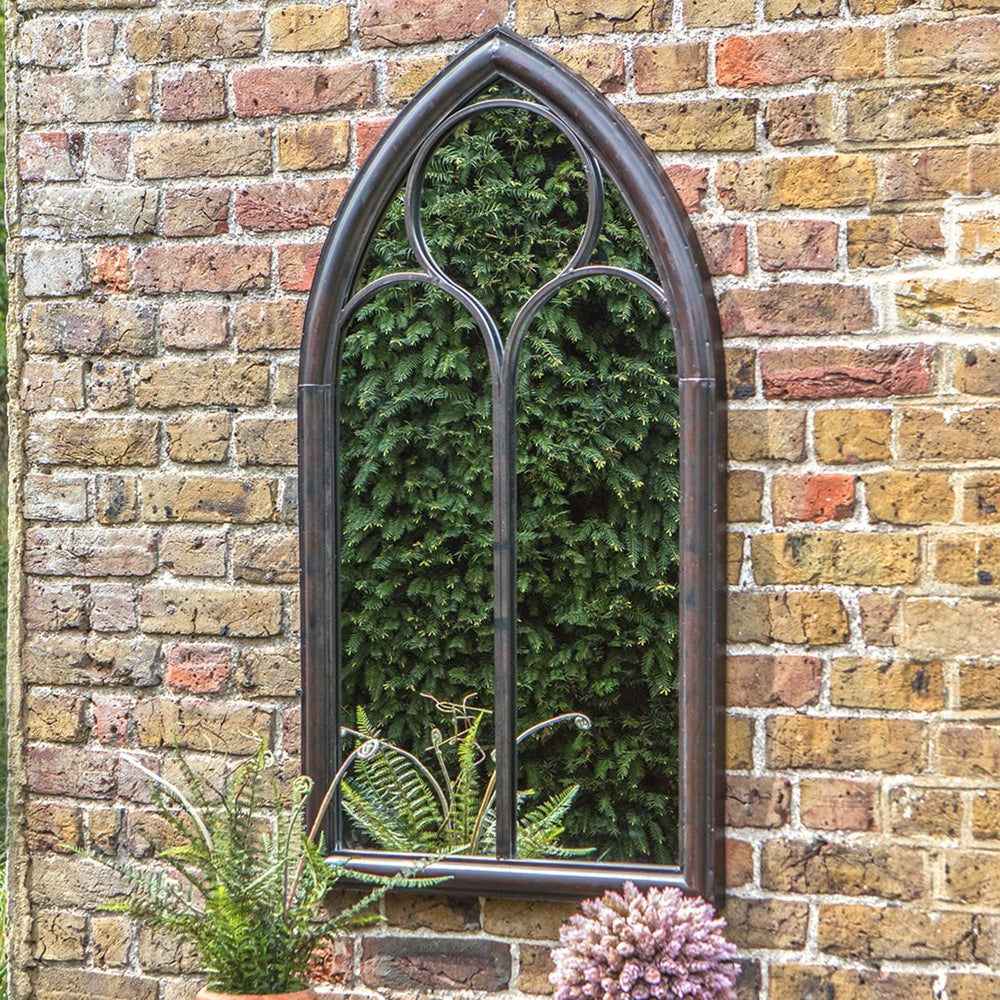 Product photograph of Gallery Interiors Monica Outdoor Mirror from Olivia's.