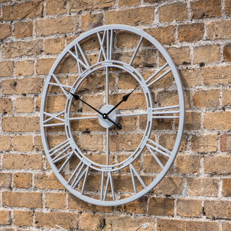 Product photograph of Gallery Interiors Vistini Outdoor Clock Estate from Olivia's.