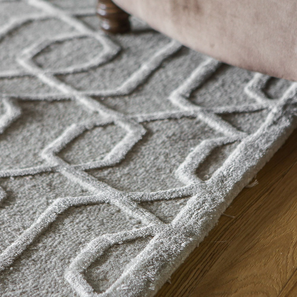 Product photograph of Gallery Interiors Rosefield Rug Natural from Olivia's.