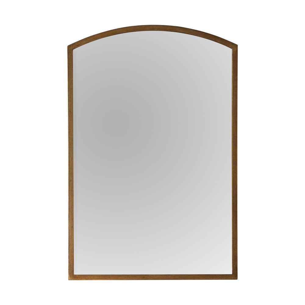 Product photograph of Gallery Interiors Higgins Arch Mirror Antique Gold Wall from Olivia's