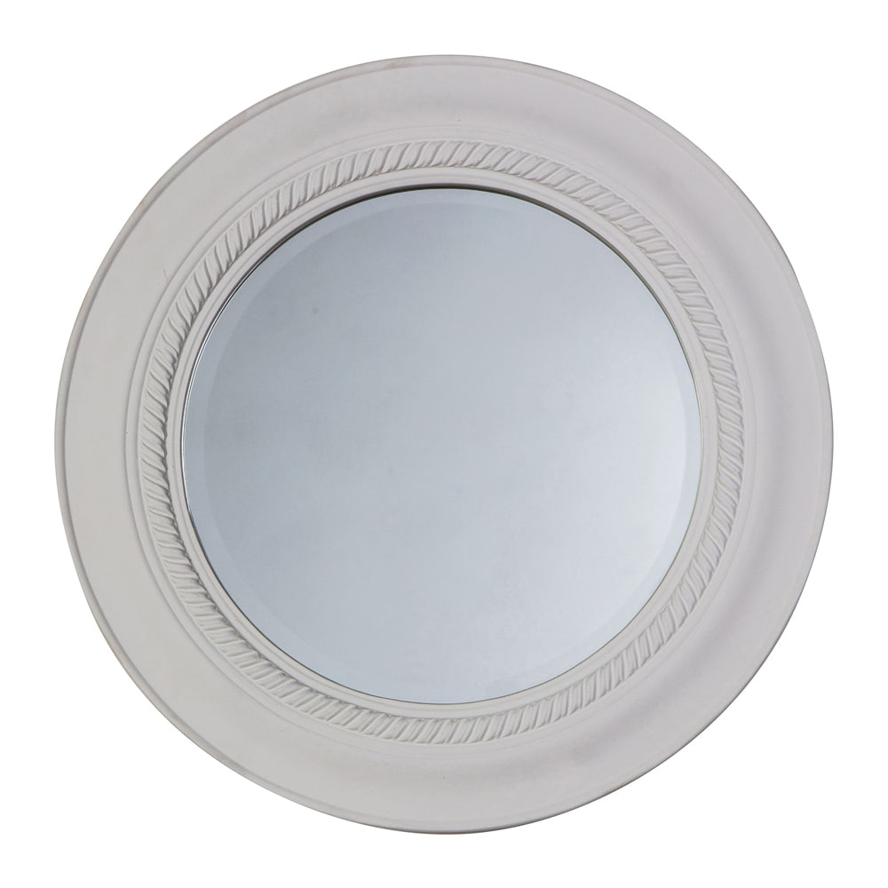 Product photograph of Gallery Interiors Neeson Mirror White from Olivia's.