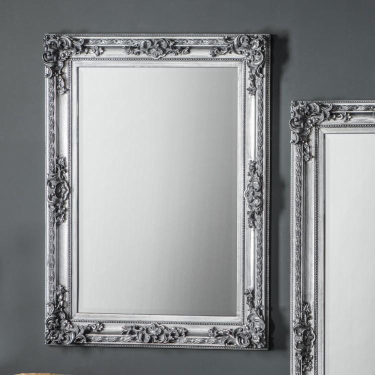 Gallery Direct Altori Rectangle Mirror Silver Outlet