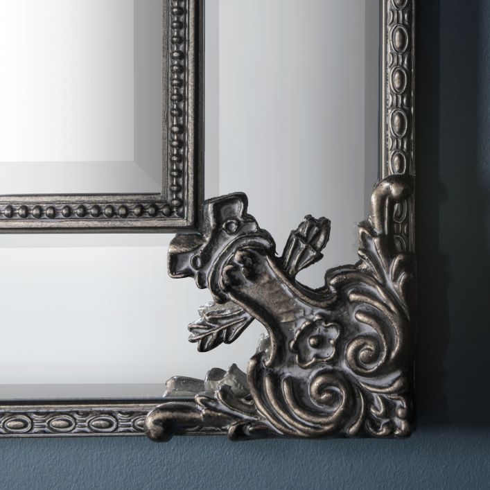 Product photograph of Gallery Interiors Wilson Mirror Champagne from Olivia's.
