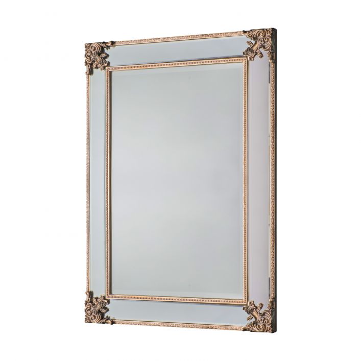 Product photograph of Gallery Interiors Wilson Mirror Champagne from Olivia's.