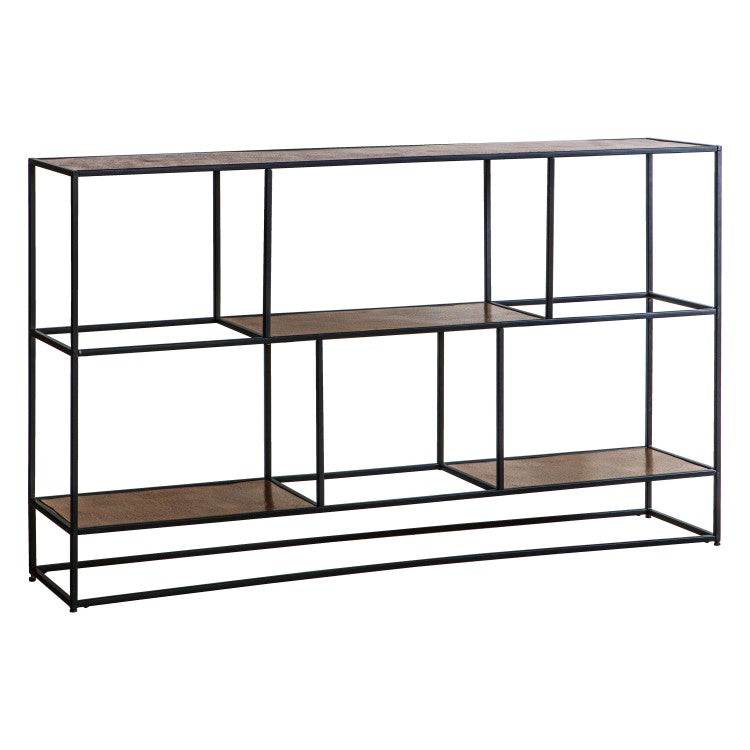 Gallery Direct Hadston Shelving Unit Antique Copper