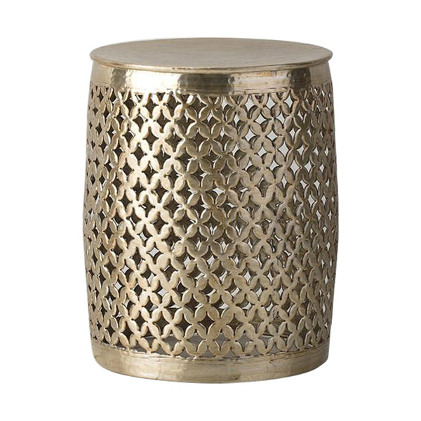 Gallery Interiors Khalasar Side Table In Light Gold