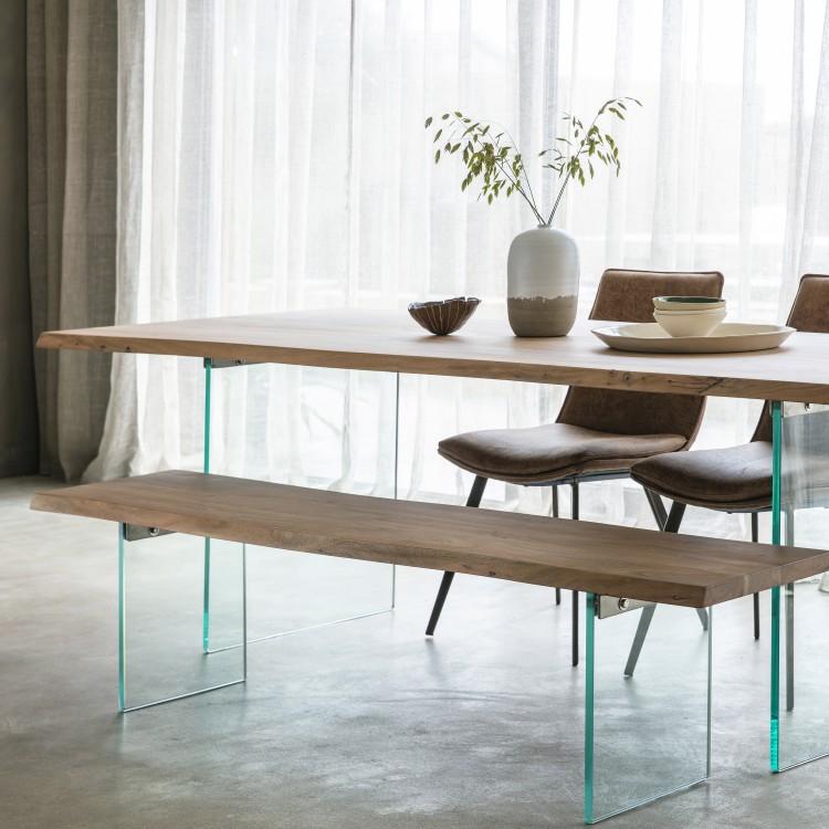 Product photograph of Gallery Interiors Ferndale Large Dining Table Outlet from Olivia's